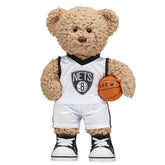 Brooklyn Nets Timeless Teddy Bear Basketball Gift Set