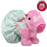 Pink Capybara Stuffed Animal Strawberry Scented Gift Set