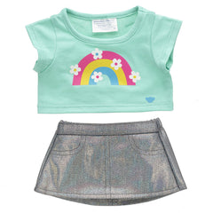 KABU™ Rainbow Tee and Skirt Set