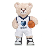 Happy Hugs Teddy Bear Memphis Grizzlies Basketball Gift Set