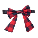 Red Buffalo Check Gifting Bow