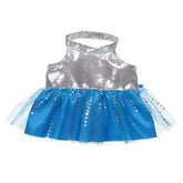 Silver and Blue Dress