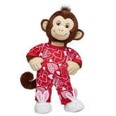 Smiley Monkey Stuffed Animal Valentine's Day Gift Set