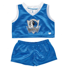 Happy Hugs Teddy Bear Dallas Mavericks Basketball Gift Set
