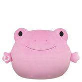 SKOOSHERZ™ Spring Pink Frog Stuffed Animal