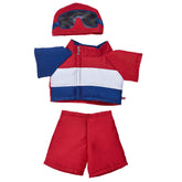 Red Snowboarding Suit