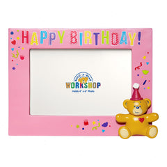 Build-A-Bear® Happy BEARthday! Pink Photo Frame