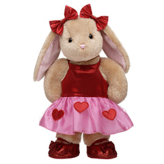 Pawlette™ Bunny Plush Heart Dress Gift Set