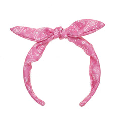 Pink Bandana Headband