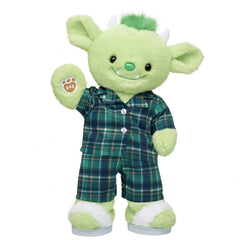 Groovy Goblin Plush Fuzzy Slippers Gift Set