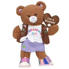 Girl Scout "I'm a Brownie" Heart Wristie