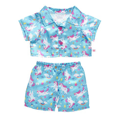 Pink Cuddles Teddy Bear Unicorn PJs Gift Set