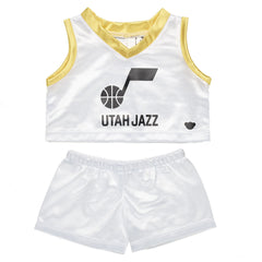 Happy Hugs Teddy Bear Utah Jazz Basketball Gift Set