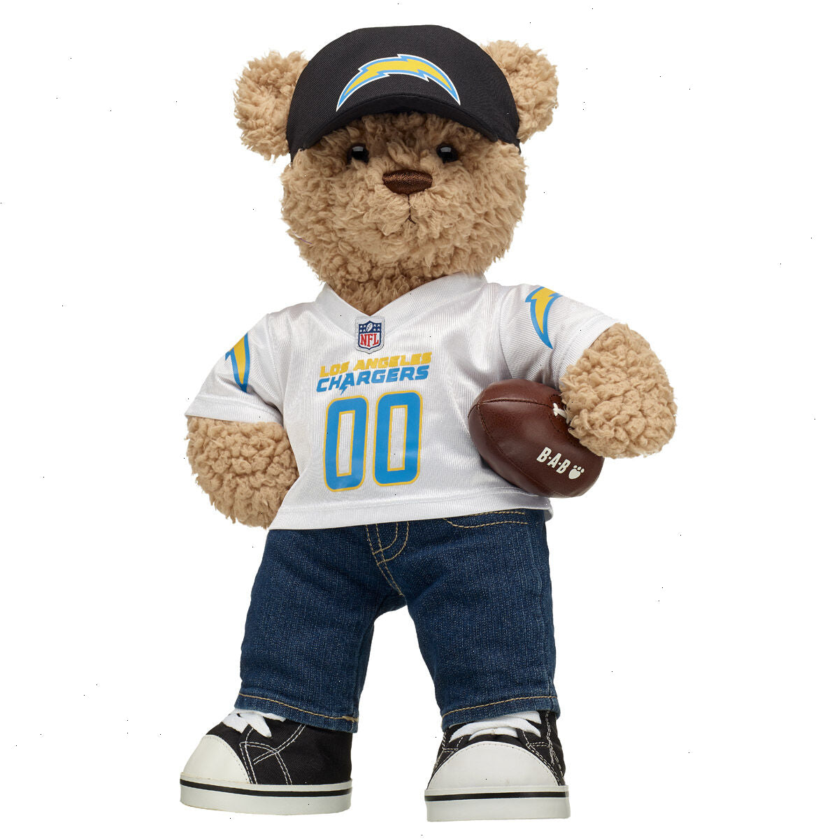 Timeless Teddy Bear Los Angeles Chargers™ Football Gift Set