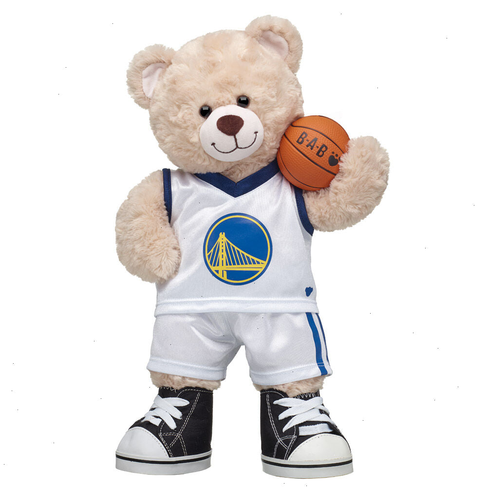 Golden State Warriors Happy Hugs Teddy Bear Basketball Gift Set