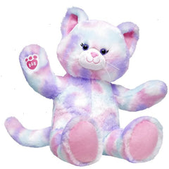 Pastel Swirl Kitty Stuffed Animal Polo Dress Gift Set