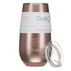 6 oz. HeartBox x Swig Life Stemless Flute