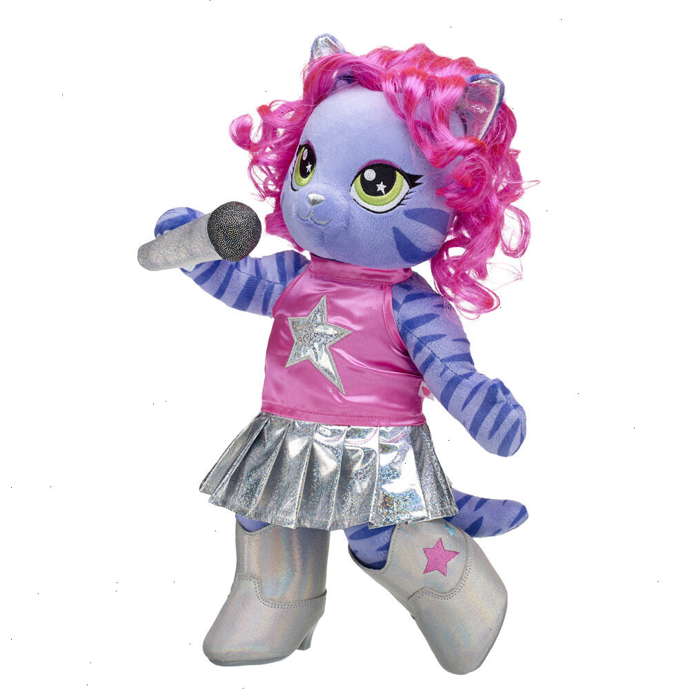 Honey Girls Teegan Tiger Plush 10th Anniversary Gift Set with Microphone