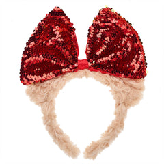 Sequin Bow Bear Headband for Kids